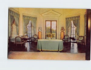 Postcard The Drawing Room, Monticello, Charlottesville, Virginia