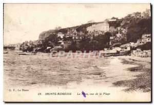 Old Postcard Sainte Adresse The Heve to the Beach