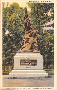 Wisconsin State Monument Shiloh National Military Park Civil War Unused 