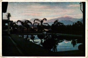 CPM AK Hotel Ruiz Galindo Swimming pool&The Peak of Orizaba MEXICO (662222)