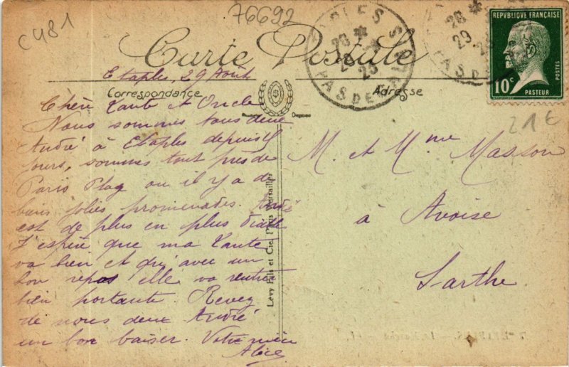 CPA AK ÉTAPLES - Le Marché (976692)