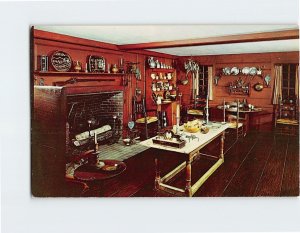 Postcard Kitchen, Old Colonial Home, Concord, New Hampshire