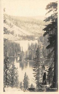 RPPC TWIN LAKES California Forbes Photo Mono County c1910s Vintage Postcard