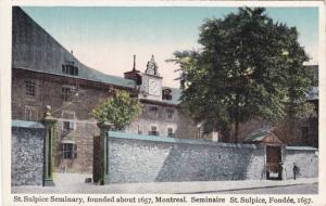 Saint Sulpice Seminary - Founded about 1657 - Montreal QC, Quebec, Canada - WB