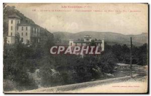 Old Postcard St Paul Venouillet Hydrotherapy of the Mad Together bridge
