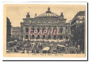 Paris (9th) Old Postcard Place of & # 39opera