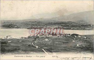 Old Postcard Fuenterrabia y Hendaye Vista general