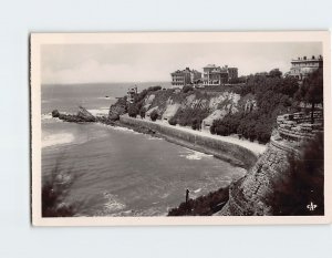 Postcard La Côte des Basques Biarritz France