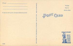 Camp Pickett Virginia Sidewalk Cafe 1940s Postcard Umbrellas Tichnor 11611