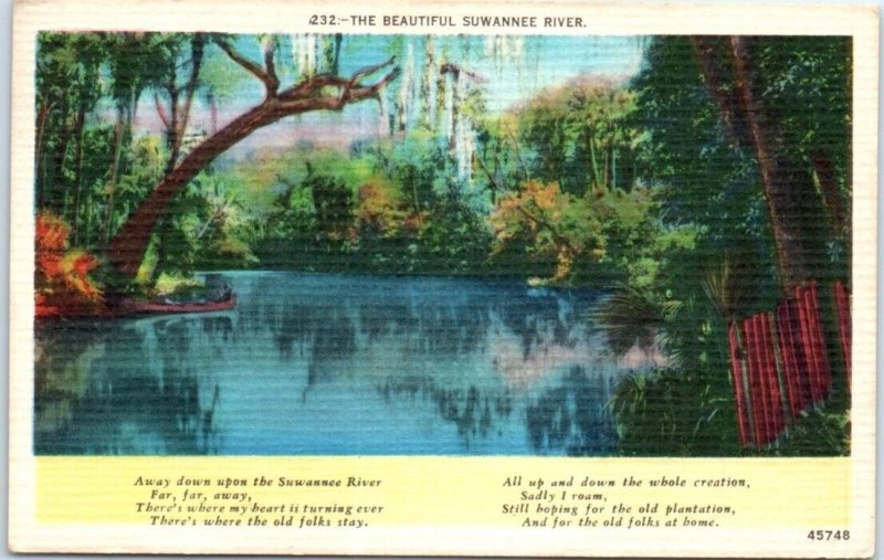 Postcard - The Beautiful Suwannee River 