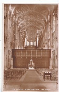 Cambridgeshire Postcard - The Chapel - King's College - Real Photograph   ZZ3350