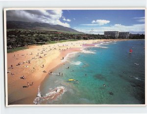 Postcard Spectacular Kaanapali Beach Maui Hawaii USA