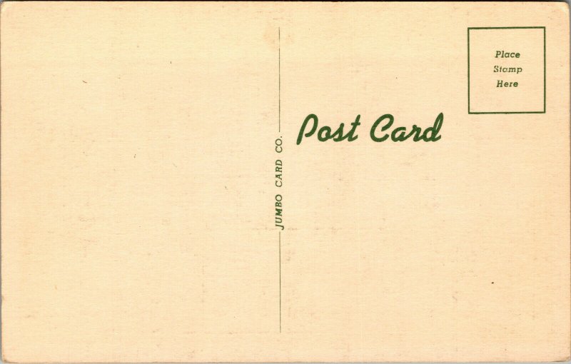 Vtg 1930s Hotel District Bayfront Park Miami Florida FL Unused Linen Postcard