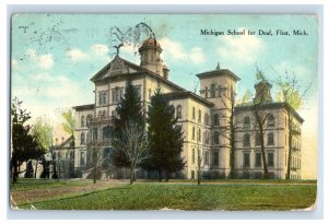 C.1910-20s Michigan School For Deaf, Fling Michagan. F76E