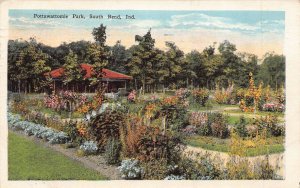 SOUTH BEND INDIANA~POTTAWATTOMIE PARK~1928 PSTMK POSTCARD