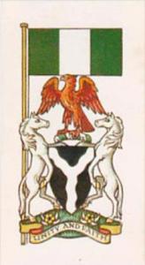 Brooke Bond Tea Trade Card Flags &  Emblems No 11 Nigeria