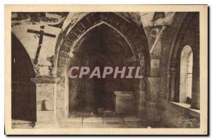 Old Postcard Gargilesse Indre Church Crypt