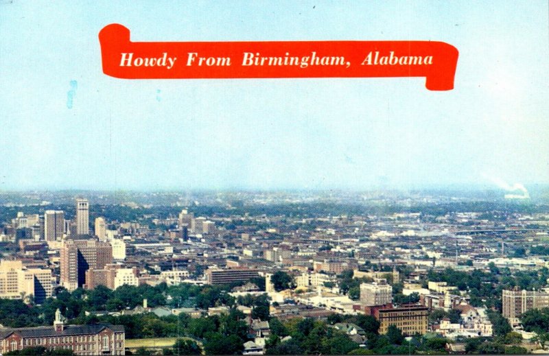 Alabama Birmingham Howdy With Birds Eye View