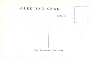 TENBY WALES UK~THE ATLANTIC HOTEL~PHOTO POSTCARD