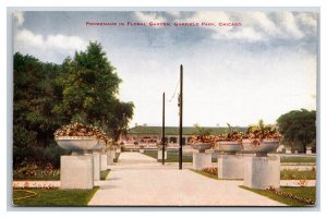 Promenade in Floral Garden Garfield Park IL Chicago Illinois UNP DB Postcard P22