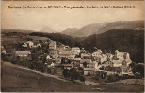 CPA JOUGNE Vue Generale - Au Fond le Mont Suchet - Env. De Pontarlier (1115303)