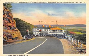 Approaching S. S. Grand View Point Ship Hotel 17 miles west of Bedford - Bedf...
