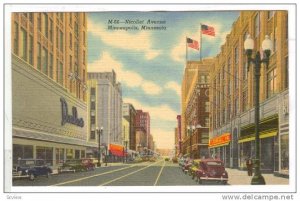 Nicollet Avenue, Donaldson's Store, S. S. Kresge Co., Etc., Minneapolis, Minn...