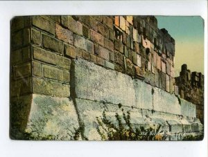 286857 SYRIA BAALBEK Mur Cyclopeen Vintage postcard