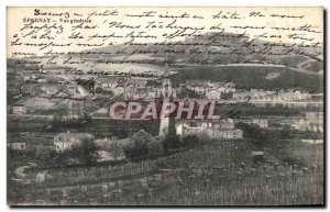 Old Postcard Epernay General view