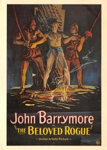 John Barrymore The Beloved Rogue Movie Poster  