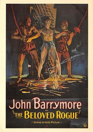 John Barrymore The Beloved Rogue Movie Poster  