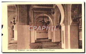 Old Postcard Tlemcen Sidi Bou Medine Interior of the Mosque