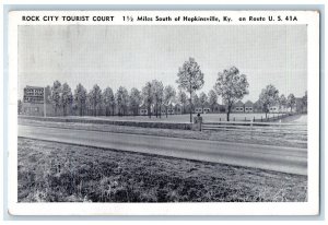 1949 Rock City Tourist Court South Of Hopkinsville Kentucky KY Vintage Postcard