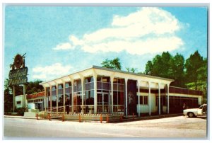 1960 Exterior View Nick's Seafood Pavilion Restaurant Yorktown Virginia Postcard