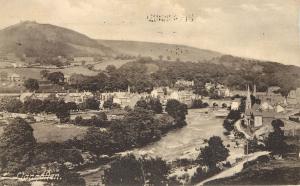 Vintage Postcard Llangollen Denbighshire, north-east Wales River Dee UK