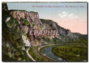 Old Postcard Der Rotenfels bei Bad Kreuznach e Bad Munster Stein