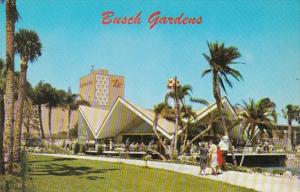 Florida Tampa Busch Gardens Hospitality House With Brewery In Background