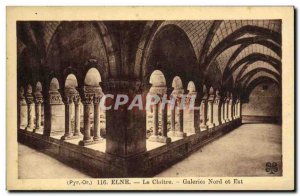 Old Postcard The Elne Cloister Gallery North and East