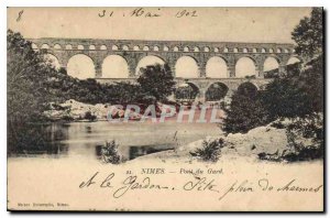 Postcard Old Nimes Pont du Gard