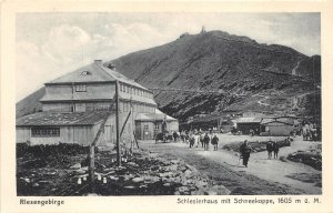 Lot216 riesengebirge schlesierhaus with schneekoppe poland Karkonosze Krkonose