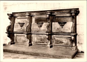 Choir Stalls Saint Amand's Church Wezeren Belgium Royal Institute of Ar Postcard