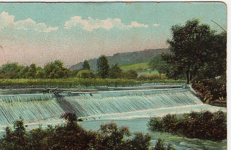 1908 Clinton NY The Dam Oneida County New York RARE DB Rotograph Co. Postcard