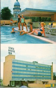 State House Inn Springfield IL Postcard PC462