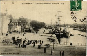 CPA LORIENT - Le Bassin de Commerce et le Cours des Quais (431069)