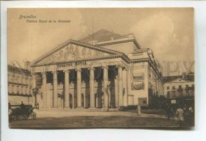 478599 Belgium Brussels royal theater Vintage postcard