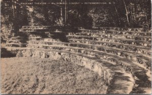Artvue Postcard NH Peterborough Pageant Theatre McDowell Colony 1940s V205
