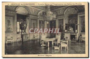 Postcard Old Chateau de Compiegne First l'Imperatrice Salon
