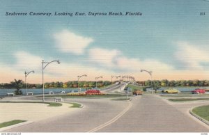 DAYTONA BEACH, Florida, 1930-40s; Seabreeze Causeway, Looking East