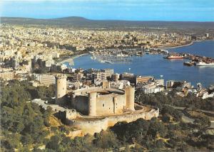 BG6285 castillo de bellver vista aerea de palma de mallorca ship bateaux   spain