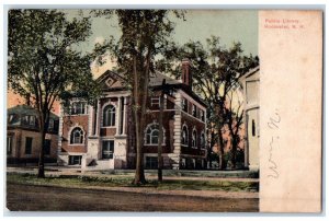 1908 Public Library Rochester New Hampshire NH Posted Antique Postcard